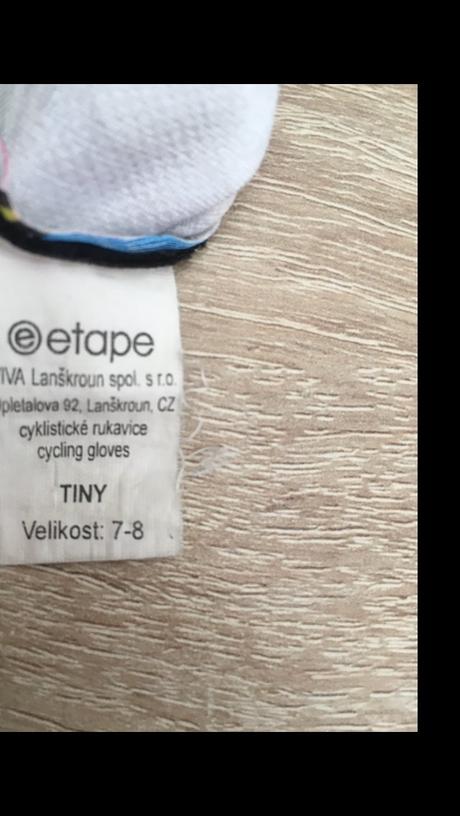 Rukavice na bicykel, etape,128