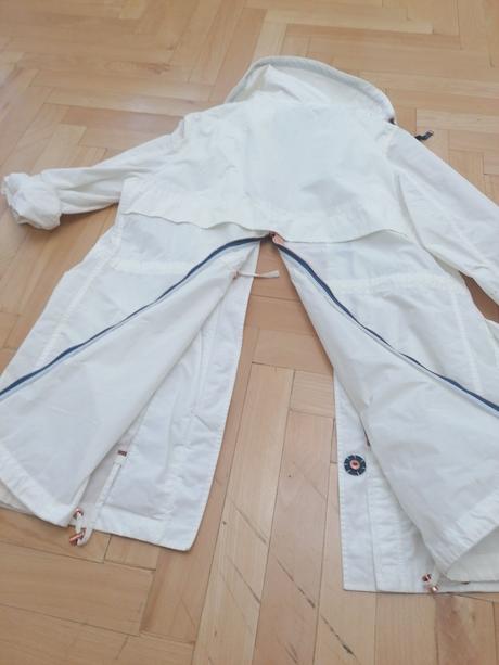 Biela parka, pierre cardin,l