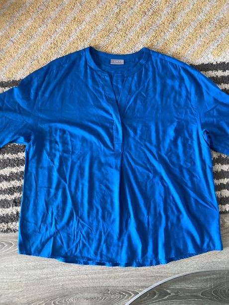 Modrý top canda, c&a,48