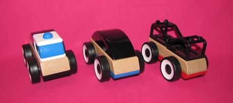 Drevené ikea autíčka, 