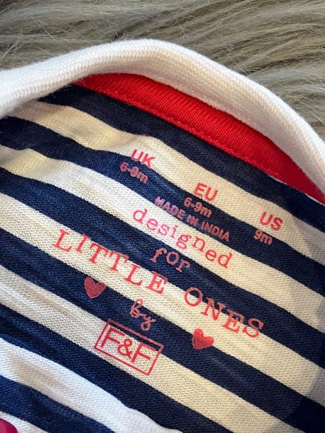 Chlapčenské pásikavé tričko f&f (74), f&f,74