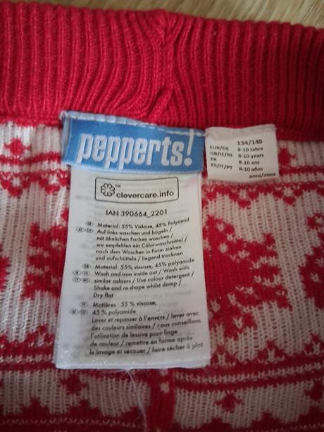 Pletené vianočné legíny, pepperts,140