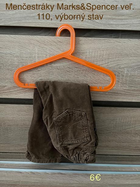 Menčestráky marks&spencer veľ. 110, marks & spencer,110
