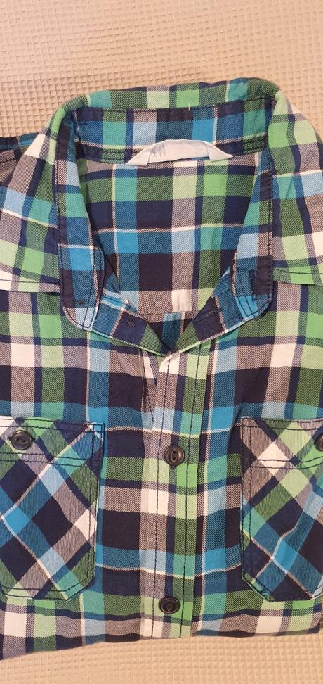 Predám flanelovu koseľu, h&m,164