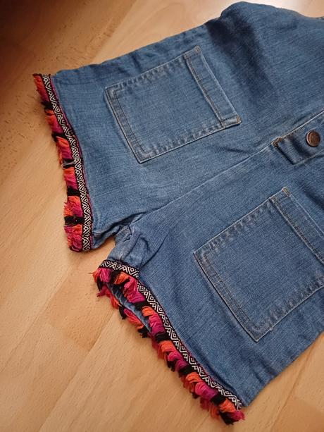 Riflove šortky na traky, 122