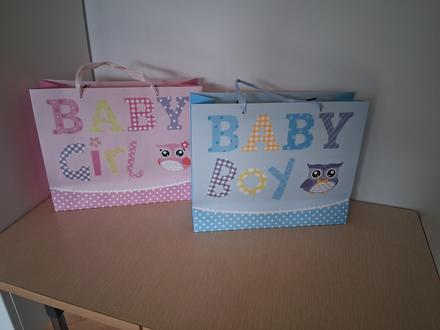 Darčeková veľká taška ako nová sova baby girl boy,