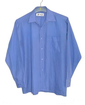 Modrá pánska košeľa veľ.m, m