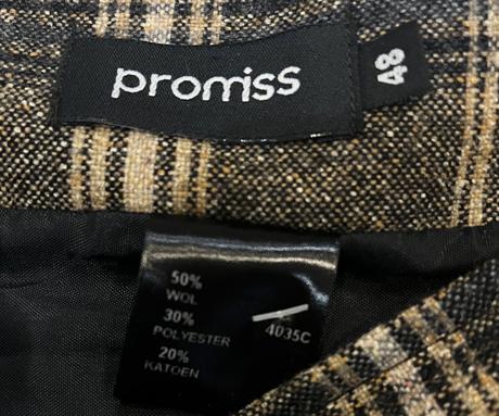 Vlnená sukňa promiss, veľkosť 48 - xl, xl