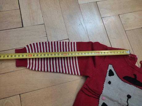 Saty s mackou, pletene, next,92