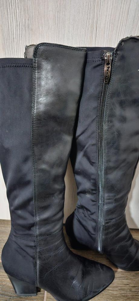 Kožené čižmy, tamaris,38
