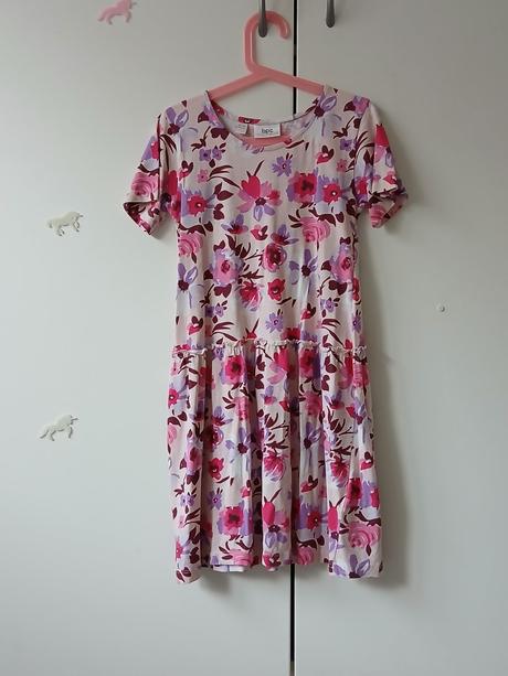 Predám dievčenské letné šaty 128-134 cm, bonprix,128