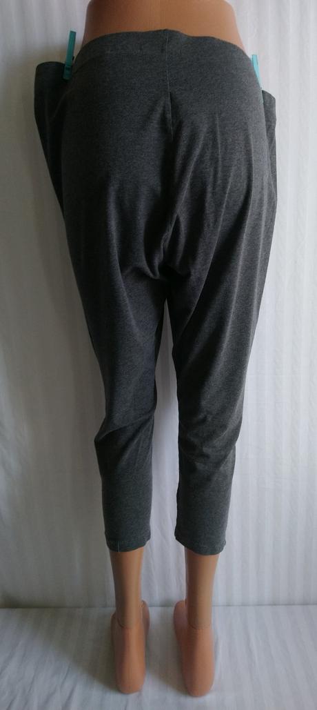 Dámske tmavo sivé 3/4 legíny, esmara, esmara,xxl