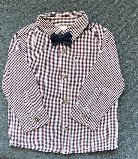 F&f košeľa s motýlikom 74, f&f,74