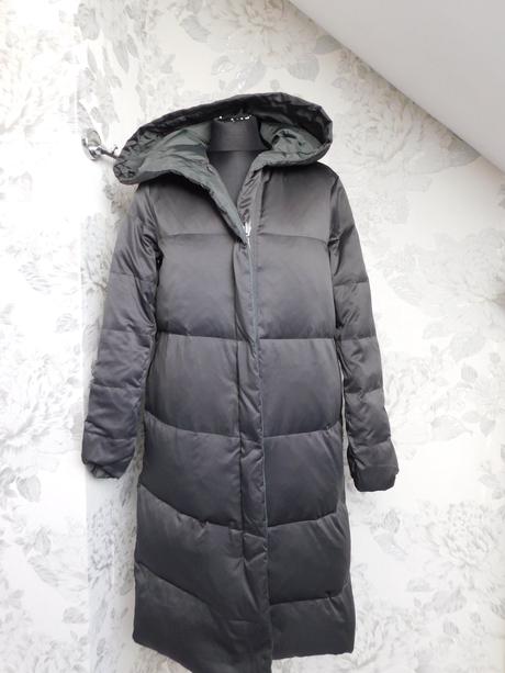 Zara dlha paperova bunda s kapucnou, zara,36