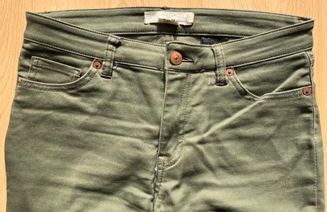Zelené nohavice h&m, h&m,38