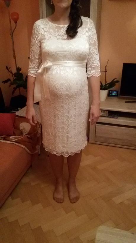 Spoločenské / svadobné šaty - aj pre tehotné, l