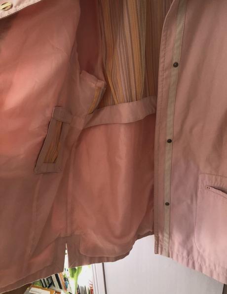 Ružová jarná bunda/ bledoružová ľahká bunda, 4xl