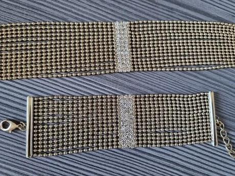 Choker + náramok - bižutéria, 