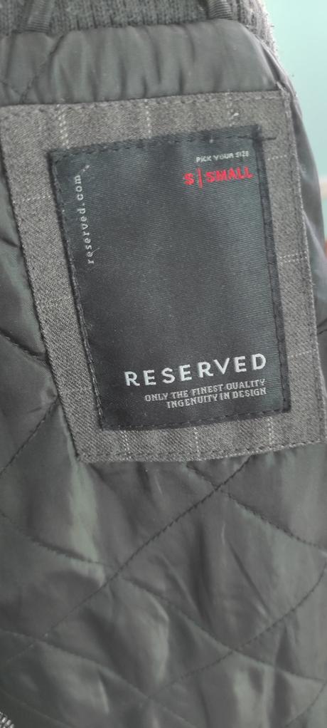 Pánska ľahká zimná bunda alebo teplá prechodná, reserved,s