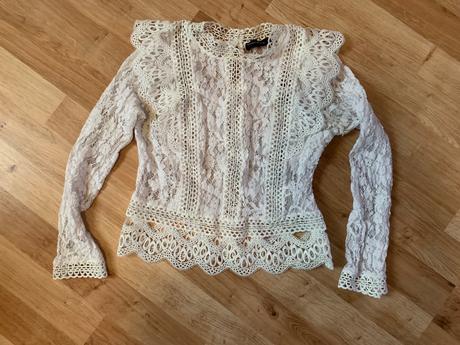 Krajkový top, tally weijl,xs