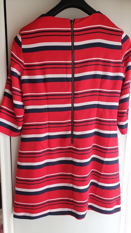 Červené šaty s prúškom esprit, esprit,42