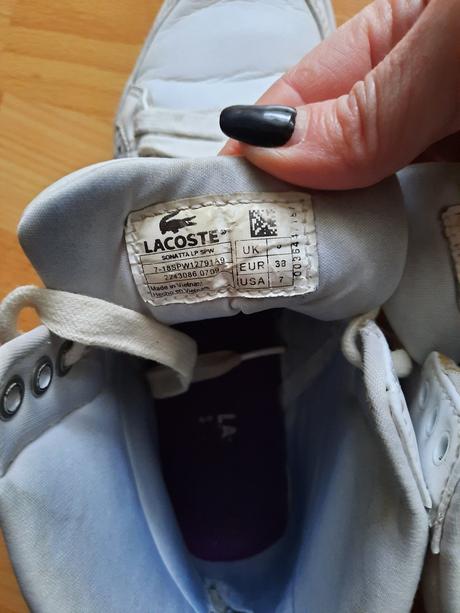 Dámske /dievčenské členkové tenisky, lacoste,38