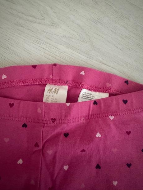Legínky 8ks + 5ks, h&m,86