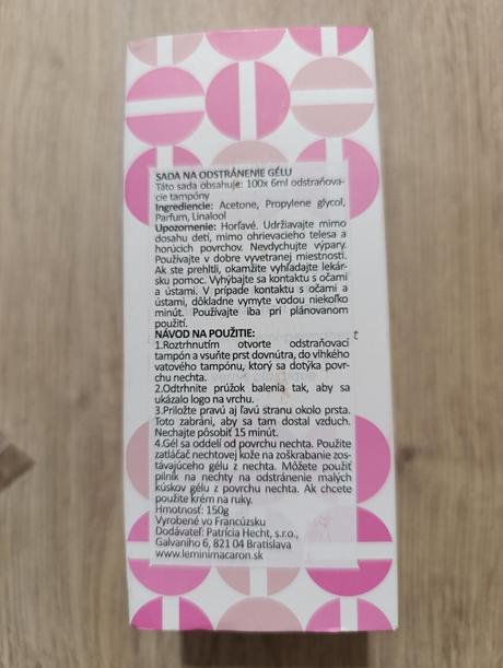 Sada na gélové nechty le mini macaron, 