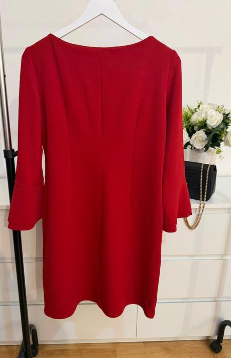 Červené elegantné šaty made in italy, l