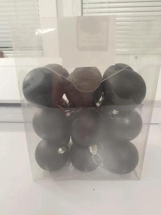 Vianočné gule matné 6 cm, 