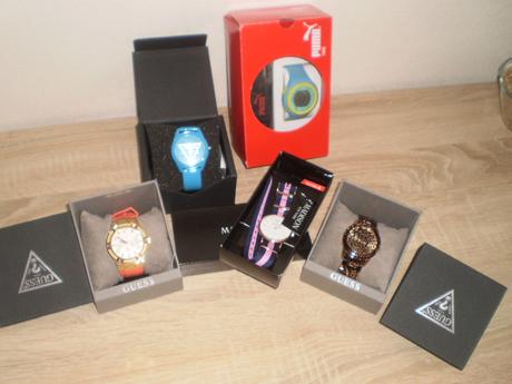 Dámske hodiny guess, puma,,