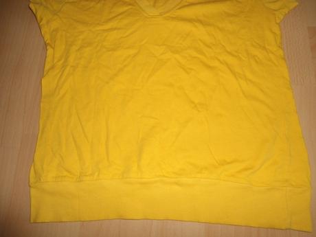 Zlte tricko s kapucnou, l