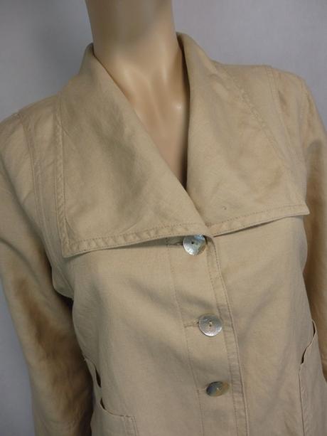 Kvalitný ľanový blejzer, 40