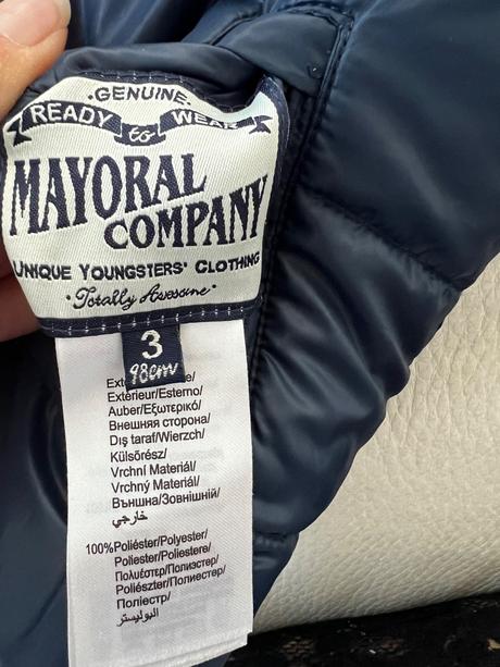 Mayoral obojstranná tepla vesta vel.3, mayoral,98