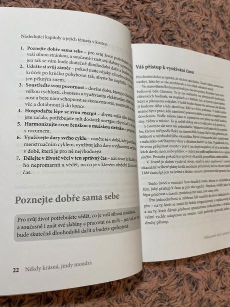 Někdy krásná, jindy moudrá slaďte diář s hormony,