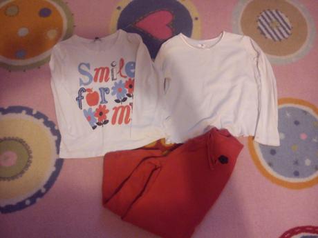 Teplaky v.104, zn.next a trička george, next,104