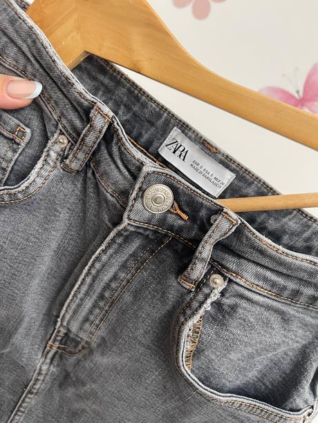 Riflová sukňa zara, zara,s