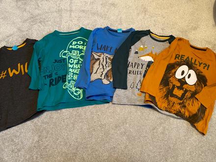 Detské trička dlhy rukáv, 116