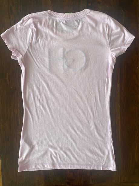 Bledoruzove tricko gilly hicks, abercrombie&fitch,s