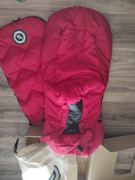 Fusak do kočíka cottonmoose arctic  červený, cottonmoose