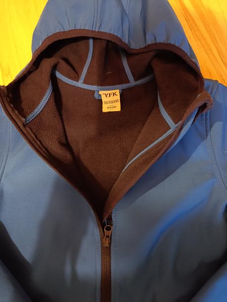 Chlapčenská softshellová bunda, kik,134
