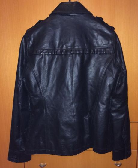 Luxusná kožená bunda snapshot, m