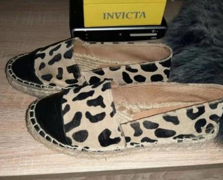 Tigrovane espadrilky, bershka,37