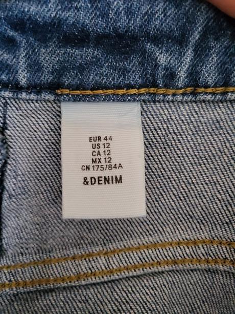 H&m riflová sukňa, h&m,44
