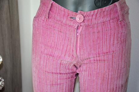 Trblietavé mendžestrové nohavice-s, s