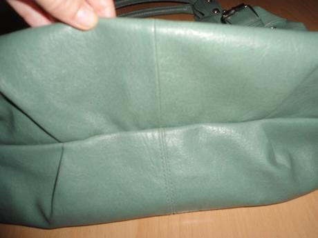 Bledozelena damska kabelka,