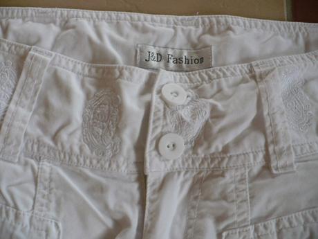 Biele letné nohavice, m