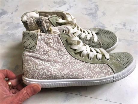 Ľanové kotníkové tenisky č. 37-37,5, 37