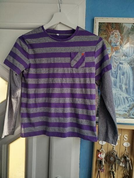 Pekné pásikavé tričko pre 9/10r., 134