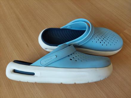 Modré crocs literide - dobry stav, crocs,43